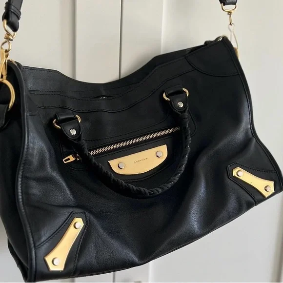 Balenciaga Metal Plate Classic City Bag handbag Pre-loved EUC - Picture 12 of 15